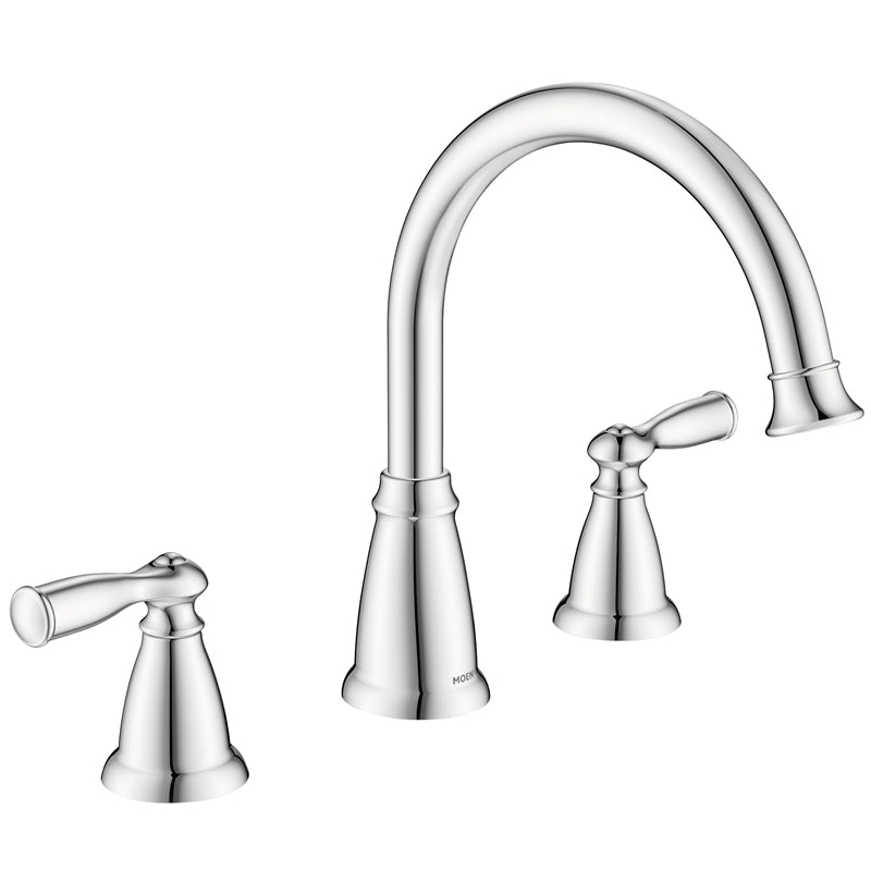 Faucet Tub 2hdl Hi-arc Chrome