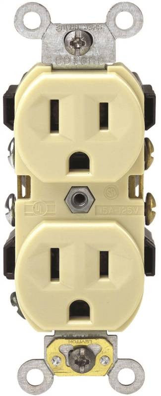 Receptacle Dup5-15r 10pk Iv