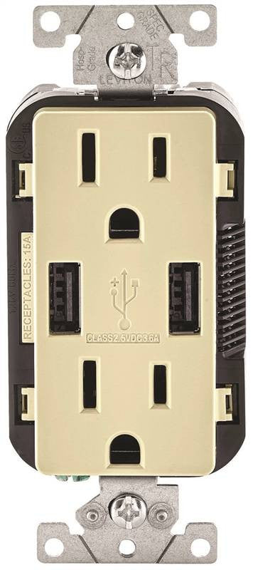 Tamper Resistant Outlet-usb Ch