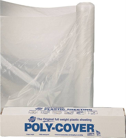 Poly Film 10x100ft 4mil Clear