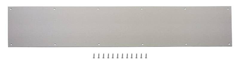 Kick Plate 8x34in Sat Nickel