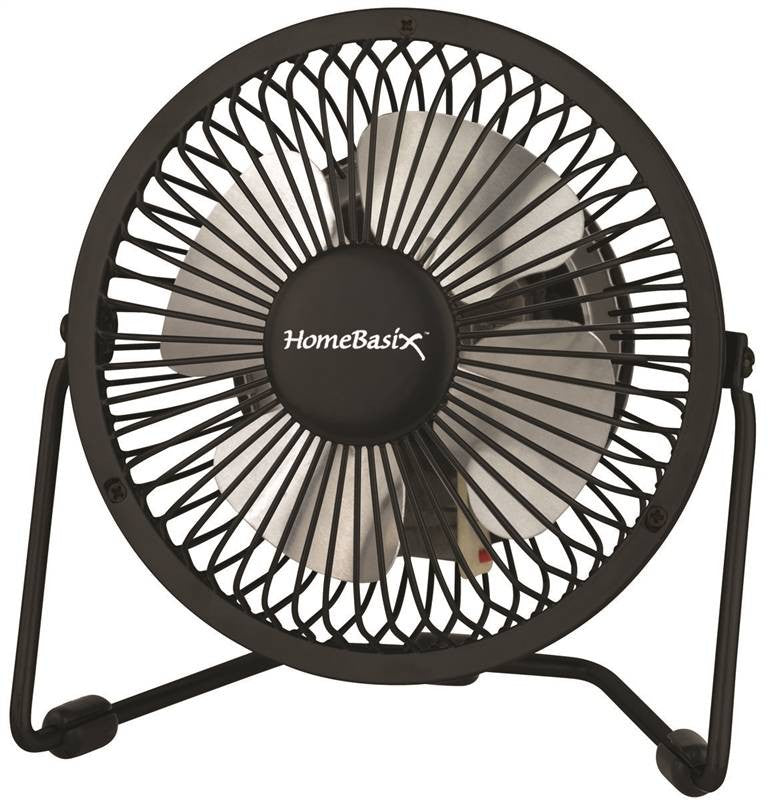 Fan Mini Black 4 Inch 1 Speed