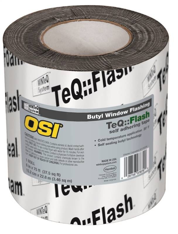 Tape Flash 6inx75ft Butyl