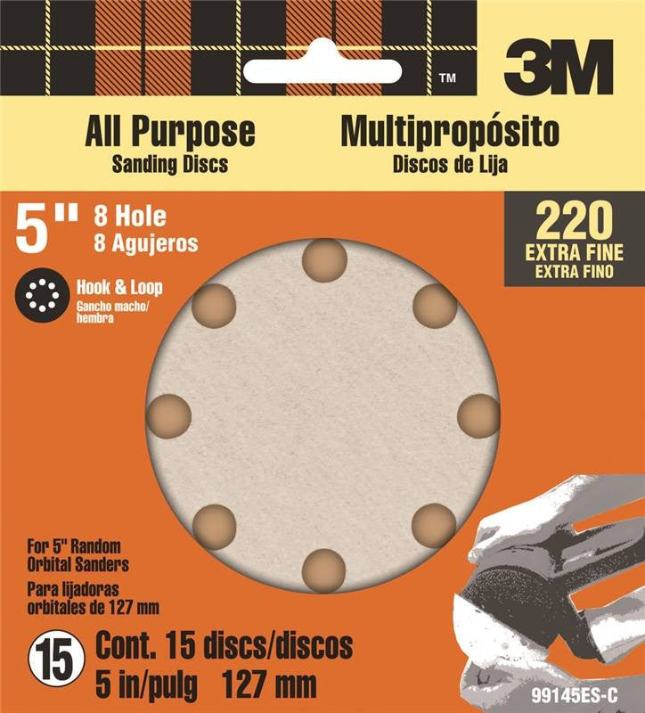 5" 8hole Sanding Disc 220 Grt