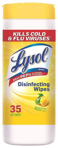 35ct Lysol Wipes Lemon Lime