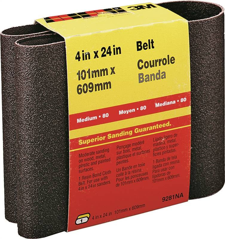 4x24in Med Sanding Belt