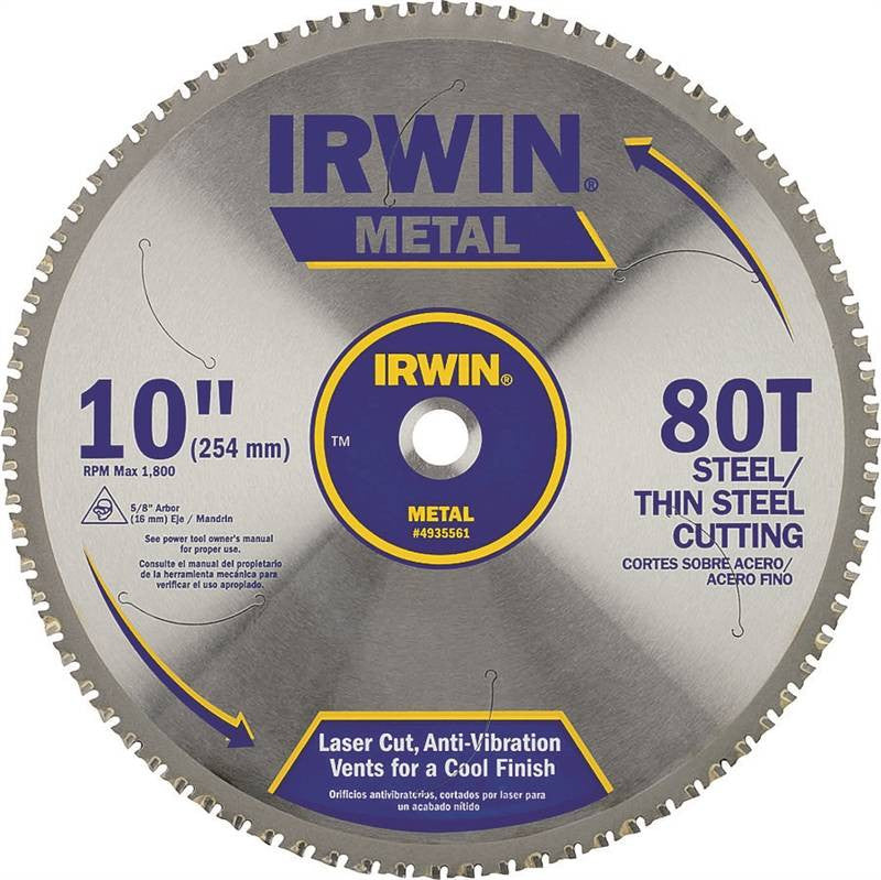 Circ Saw Blade 10-80t Fer Stl