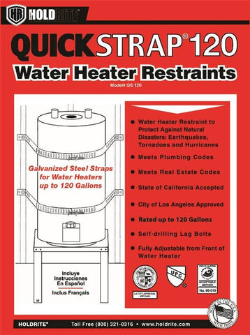 Water Heater Strap 120gal