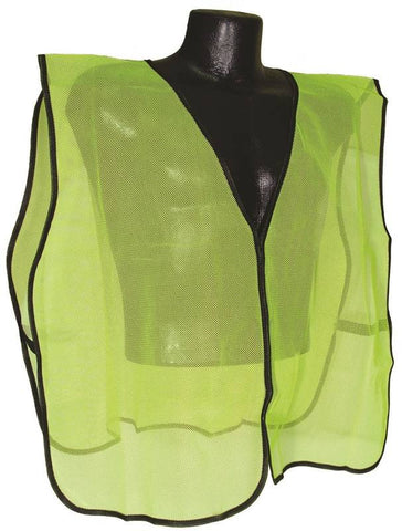 Vest Safety Nonrate Mesh Green
