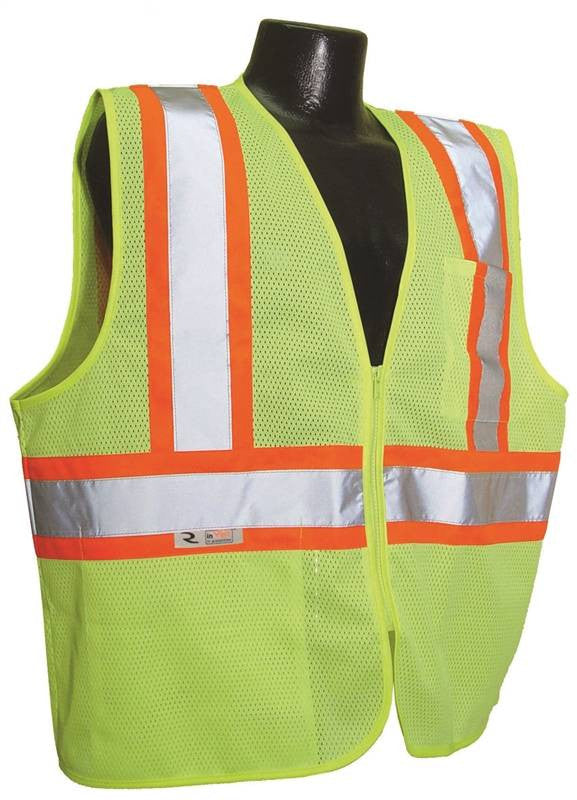 Vest Econo Mesh Class 2 Grn Xl