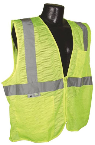 Vest Safety Class2 Mesh Grn Xl