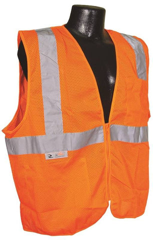 Vest Safety Class2 Mesh Org Lg