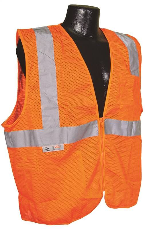 Vest Safety Class2 Mesh Org Xl