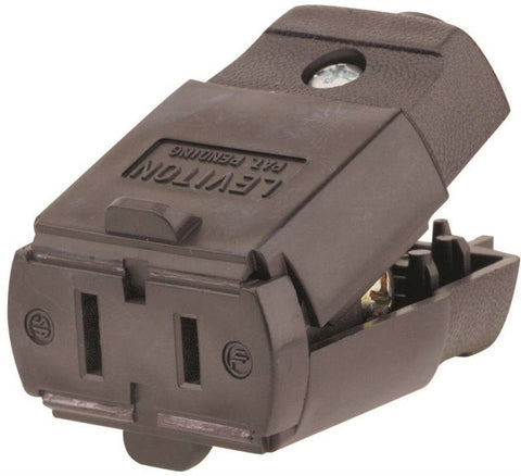 Connector 15a125v Brown Cd
