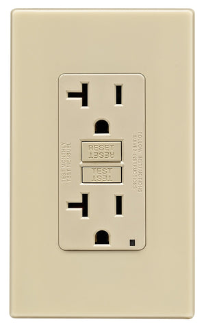 Outlet Gfci W-wallplate 20a