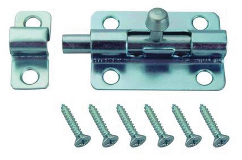 Barrel Bolt Stl 2in Zinc Plate