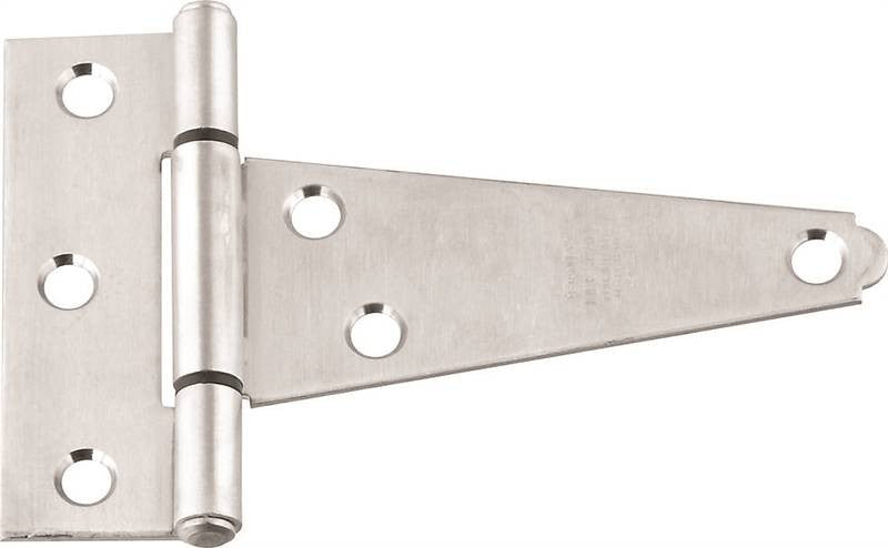 Hinge T Hd W-screws 4in Ss