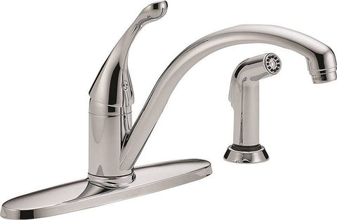 Kitchen Faucet Sngl Spry Chrm
