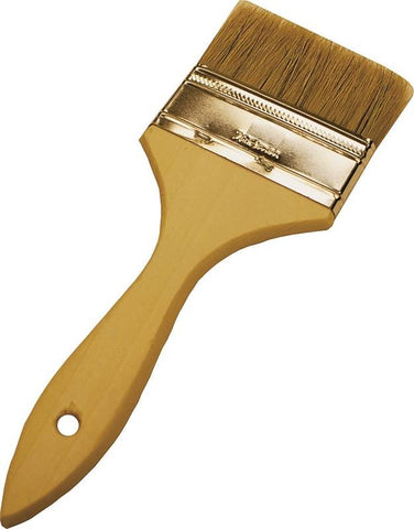 Brush Chip White Bristle 4in