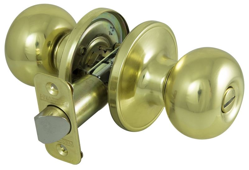 Knob Privacy Ball Pol Brass Vp