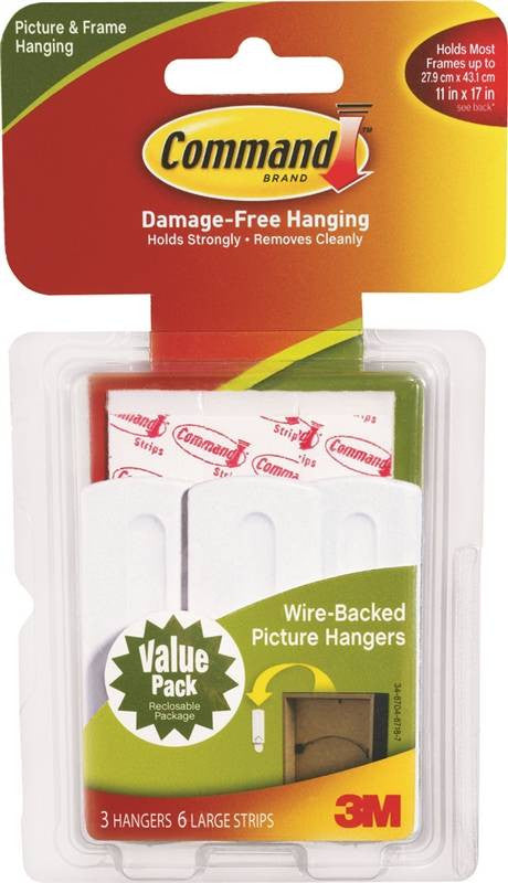 Hanger Strip Picture-frame Wht