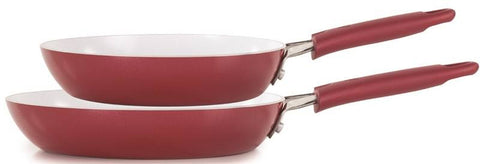 Pan Saute Cmbo Cerm Red 2pc