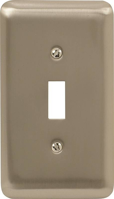 Wall Plate 1g Tgl Steel Pewter