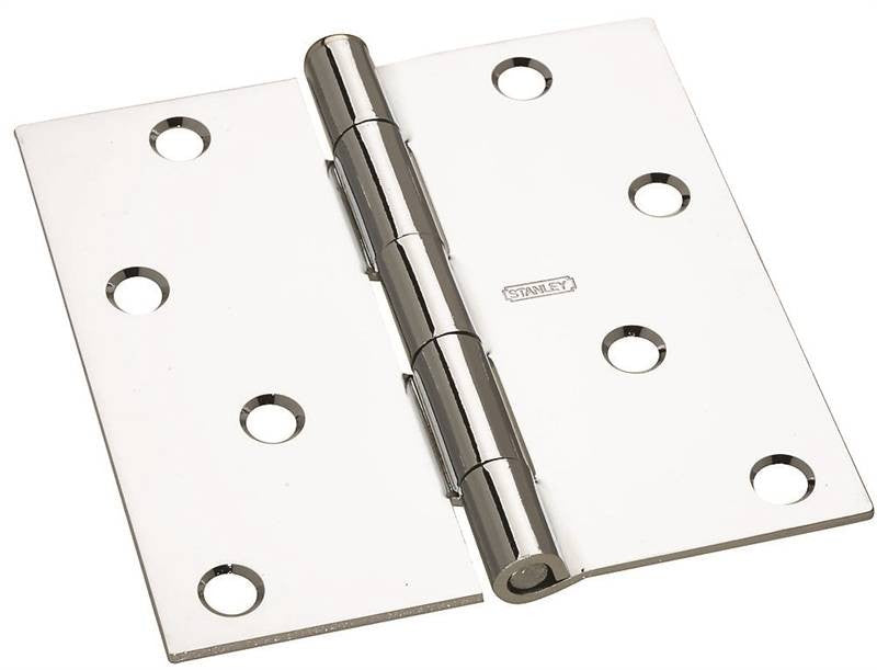 Hinge Door Sq 4x4in Chrome