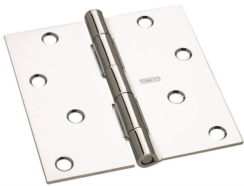 Hinge Door Sq 4x4in Chrome