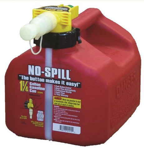 Gas Can No Spill 1.25 Gal Red
