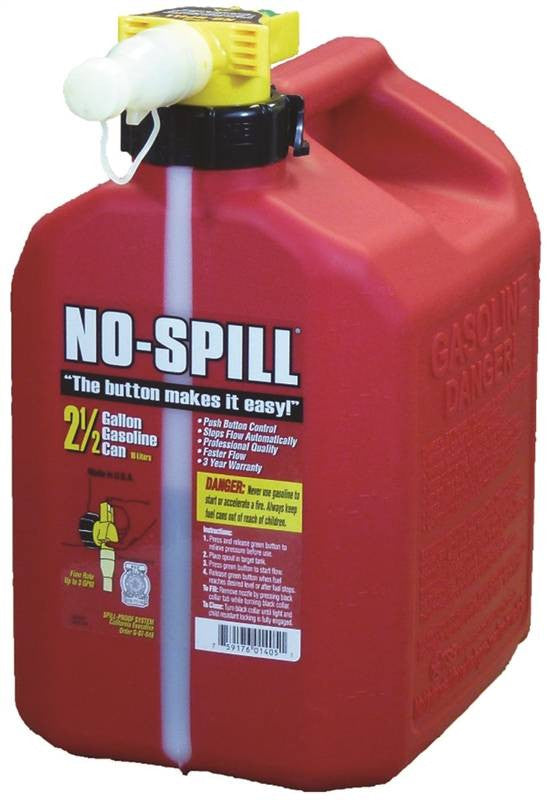 Gas Can No Spill 2.5 Gal Red