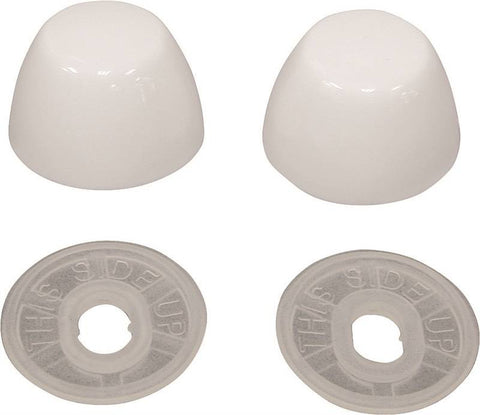 Toilet Bolt Cap Round White