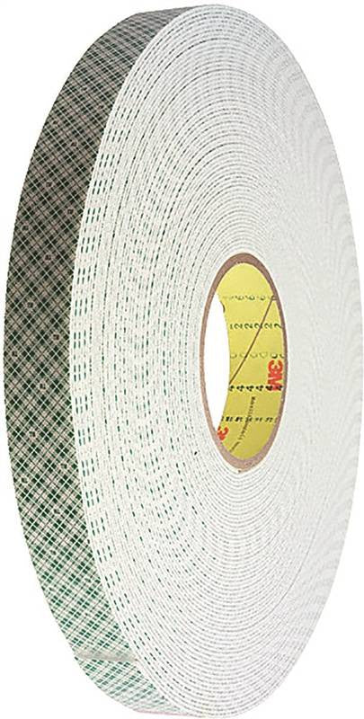 Tape Foam Off-white 1-2inx36yd