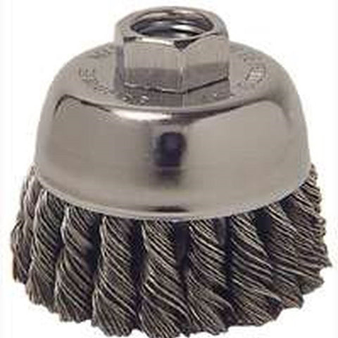 3in Knotted Cup Brush X-coarse