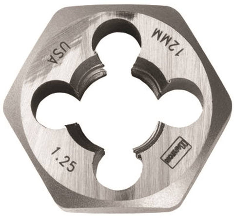 Die Hexagon 12mm-1.25mm Steel