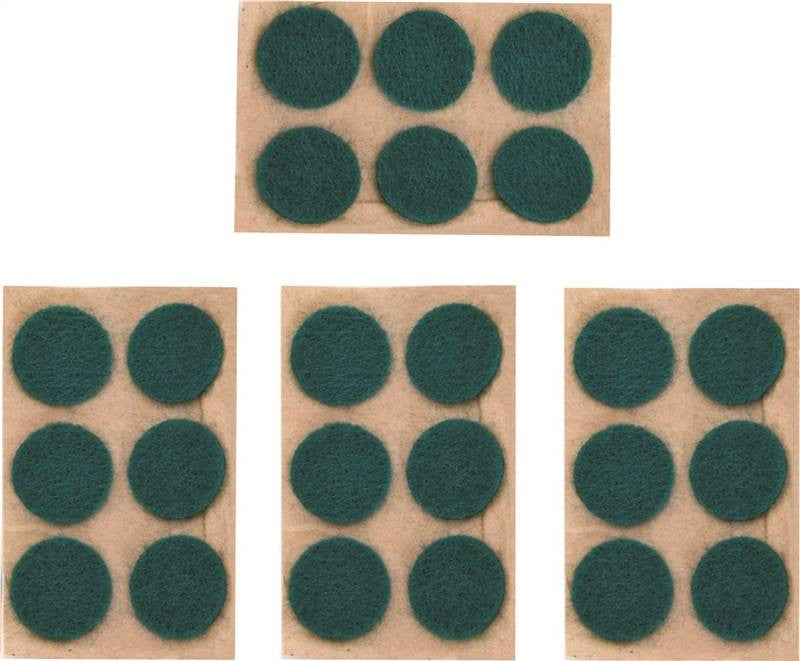 Pad Felt Round Ld 5-8in Green