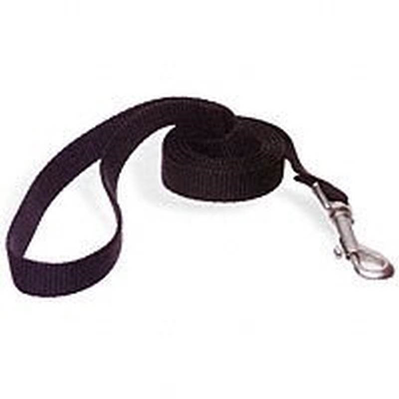 4'x5-8" Nylon Black Leash