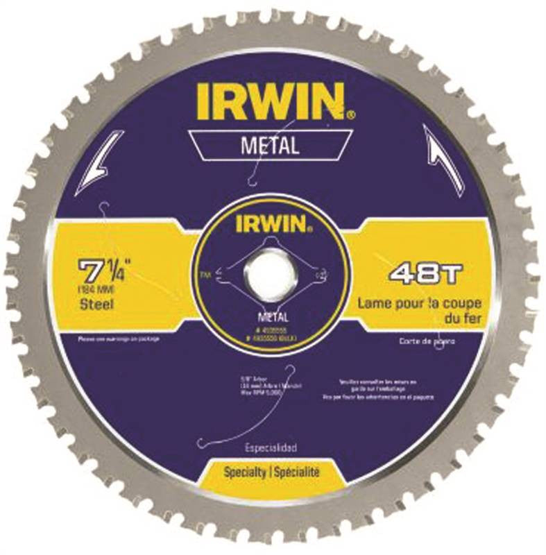 Circ Saw Blade 7-1-4-48t Steel