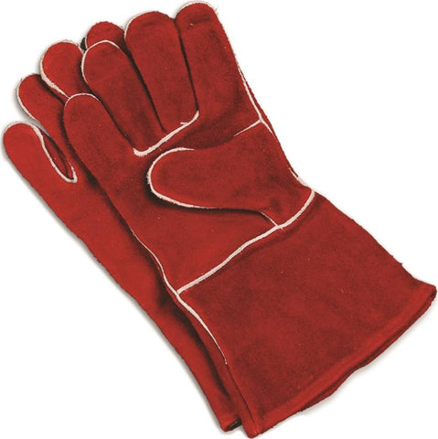 Gloves Fireplace Cowhide Lthr