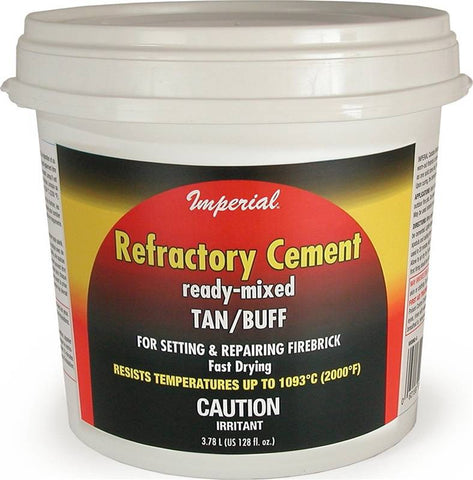 Cement Refactory 128oz Tan-buf