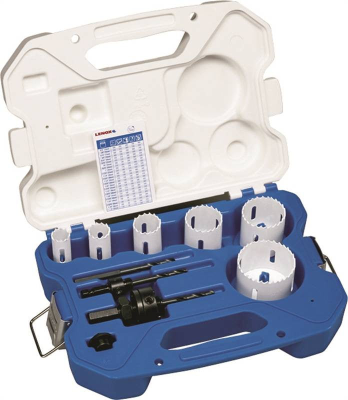 9pc Plumbers Holesaw Kit