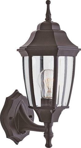 Fixture Porch Wlmt 1lt Black