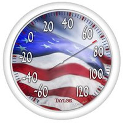 Thermometer Outdoor 13.5" Flag