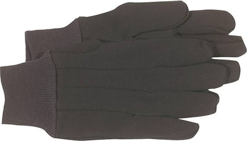 Glove Jersey 8 Oz Brown Small