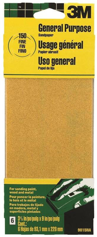 Sandpaper Al Ox 3-2-3x9in Fine