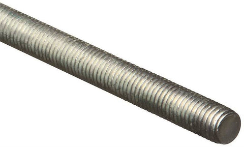 Steel Rod Thrd Zn Blu1-2-13x36