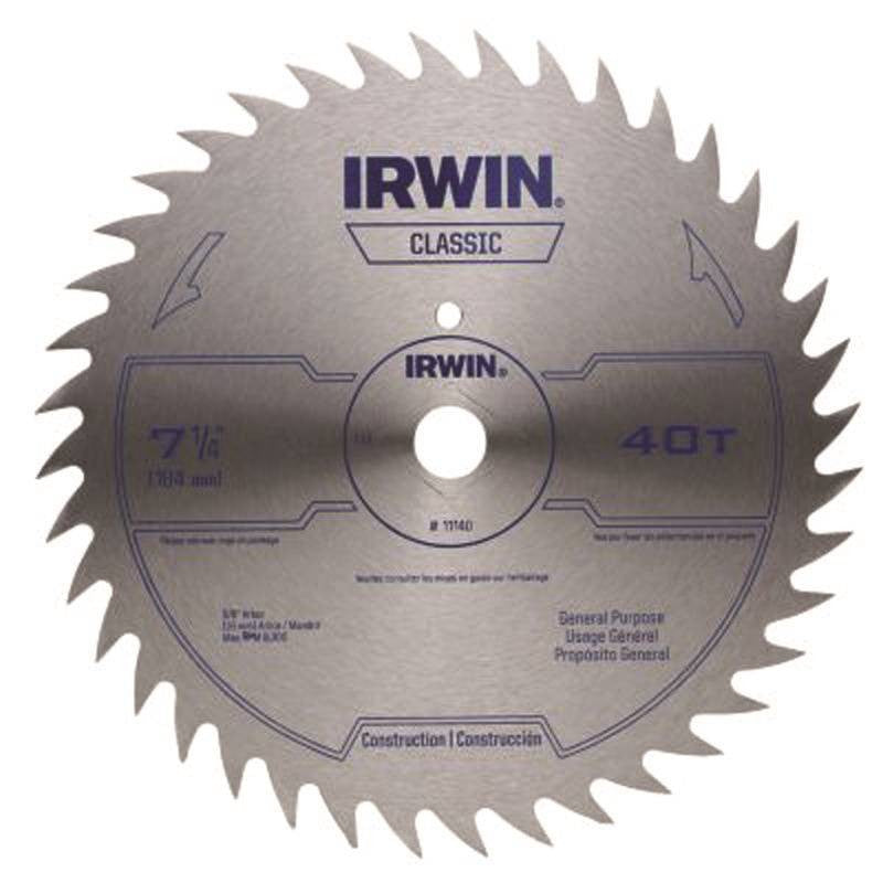 Circ Saw Blade 7-1-4 40t Combo