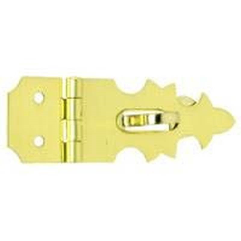 Hasp Decorative 5-8in Brt Brs