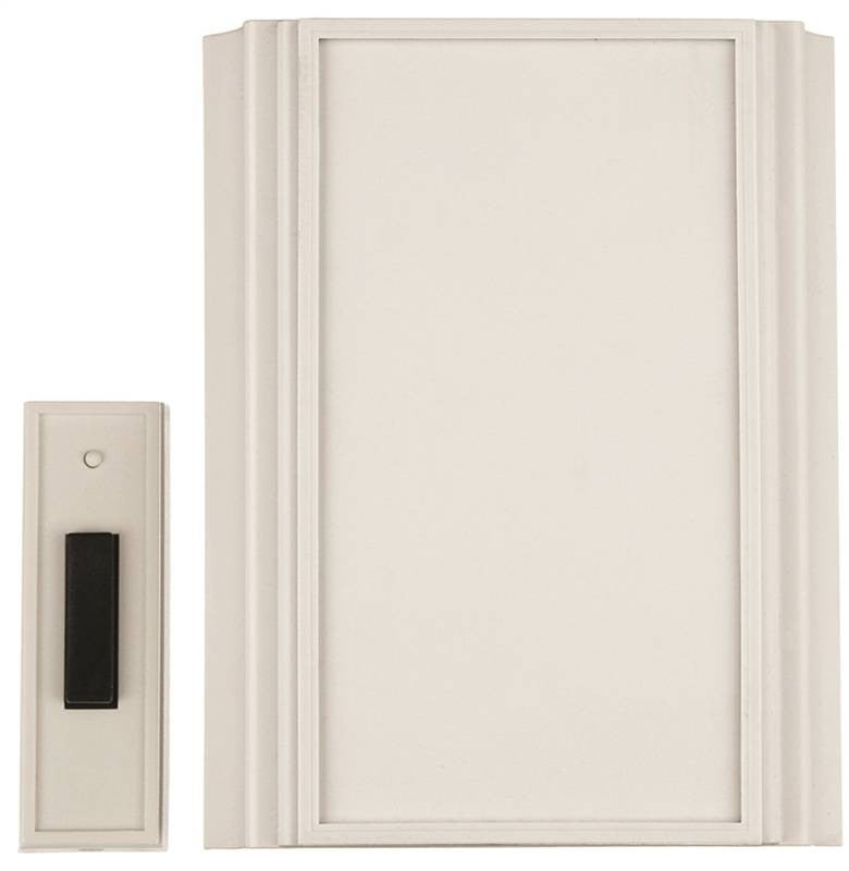 Chime Door Batt Wireless White