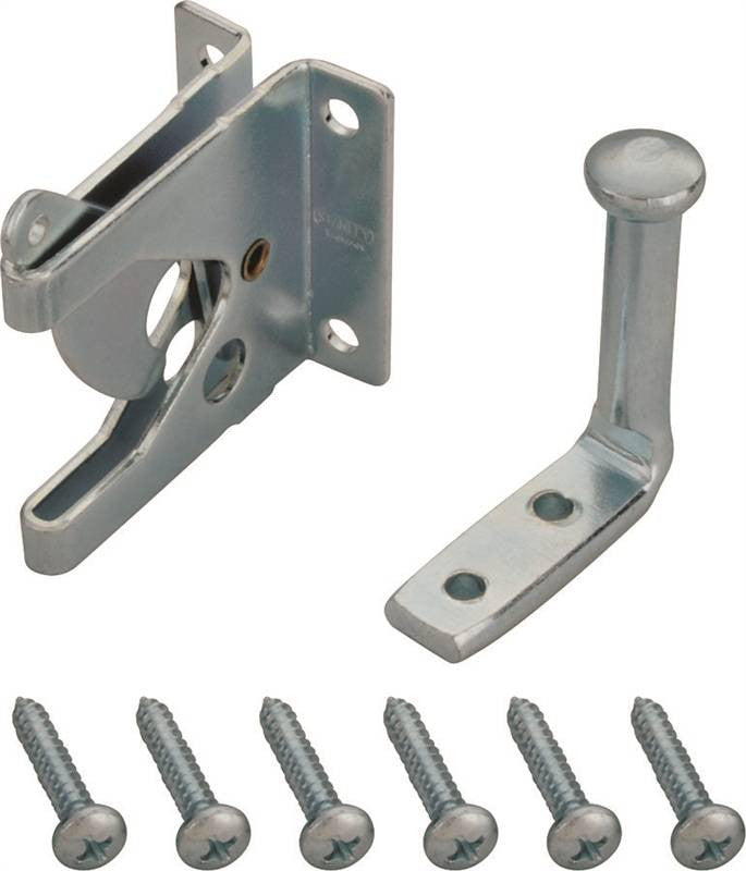 Latch Gate Outswing Hd Stl Znc